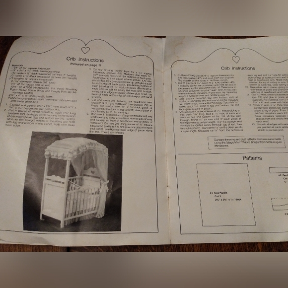 Dollhouse Patterns: Vogue, Nursery in Miniature & Dollhouse Wiring Instructions - Picture 4 of 8